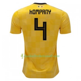 Günstige Fußballtrikots Belgien Kompany 4 WM 2018 Auswärts-trikot kaufen